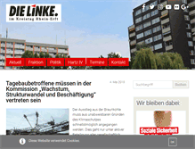 Tablet Screenshot of die-linke-im-kreistag-rhein-erft.de